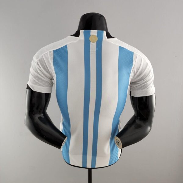 Argentina Home 3 star World Cup Jersey Kit 2022 23 Player Version – Customizable 1