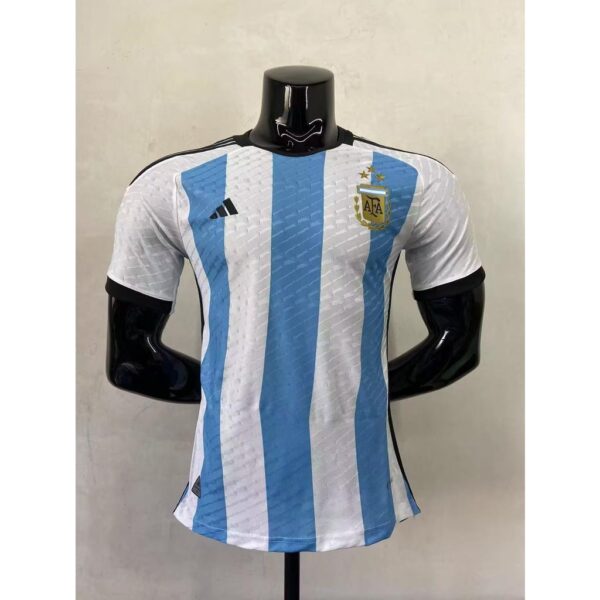 Argentina Home 3 star World Cup Jersey Kit 2022 23 Player Version – Customizable