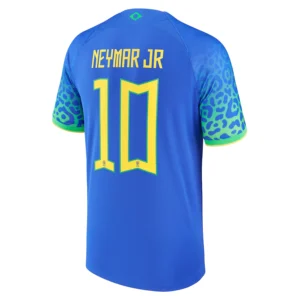 Brazil Away Neymar JR Kit World Cup Jersey 2022 23 1