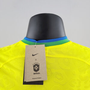 Brazil Home World Cup Jersey Kit 2022 23 Player Version – Customizable 5