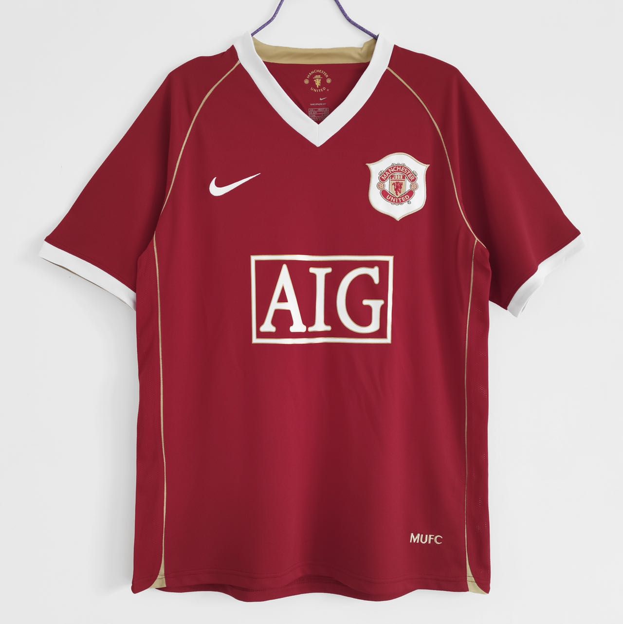 Manchester United 2006 Retro Jersey Customizable - Jersey Kit