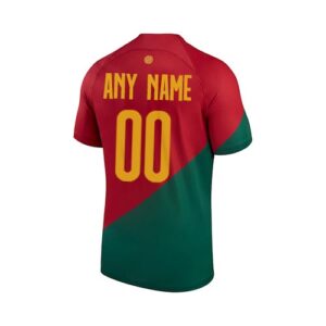 Portugal Home World Cup Jersey Kit 2022 23 Customizable 2
