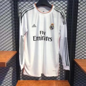Real Madrid Home 2013 14 Full Sleeve Retro Jersey