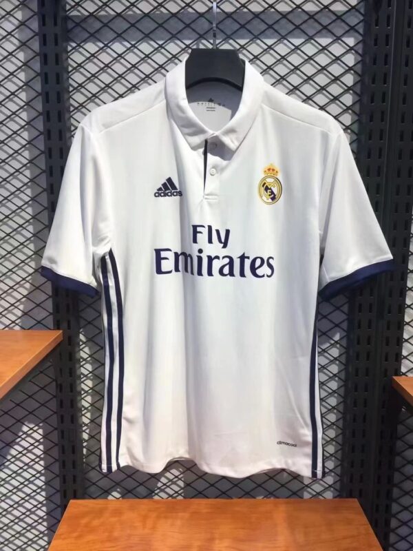 Real Madrid Home 2016 17 Retro Jersey