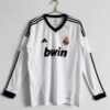 Real Madrid Home Full Sleeve 2012 23 Retro Jersey Customizable