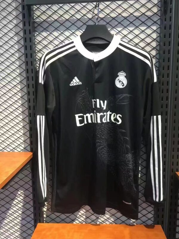 Real Madrid Third 2014 15 Full Sleeve Retro Jersey