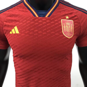 Spain Home World Cup Jersey Kit 2022 23 Player Version – Customizable 2
