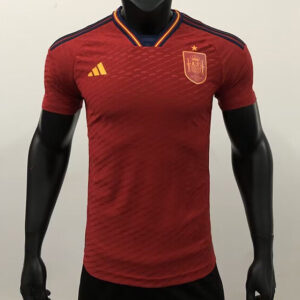 Spain Home World Cup Jersey Kit 2022 23 Player Version – Customizable