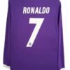 Real Madrid Away Ronaldo 2016 17 Full Sleeve Retro Jersey 1