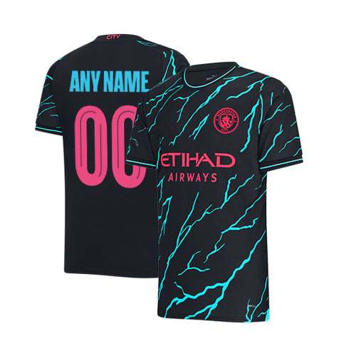 Manchester City Third Kit 2023-24 Customisable - Jersey Kit