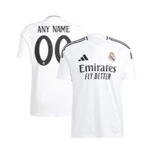 Real Madrid Home Jersey 2024 25 Custom