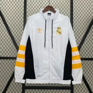 Real Madrid White WindBreaker 24 25 1